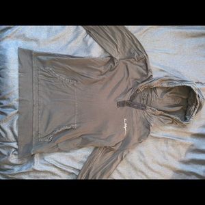 True Religion 1/4 button hoodie